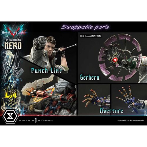 Devil May Cry 5 Nero EX Color Version Ultimate Premium Masterline 1:4 Scale  Statue