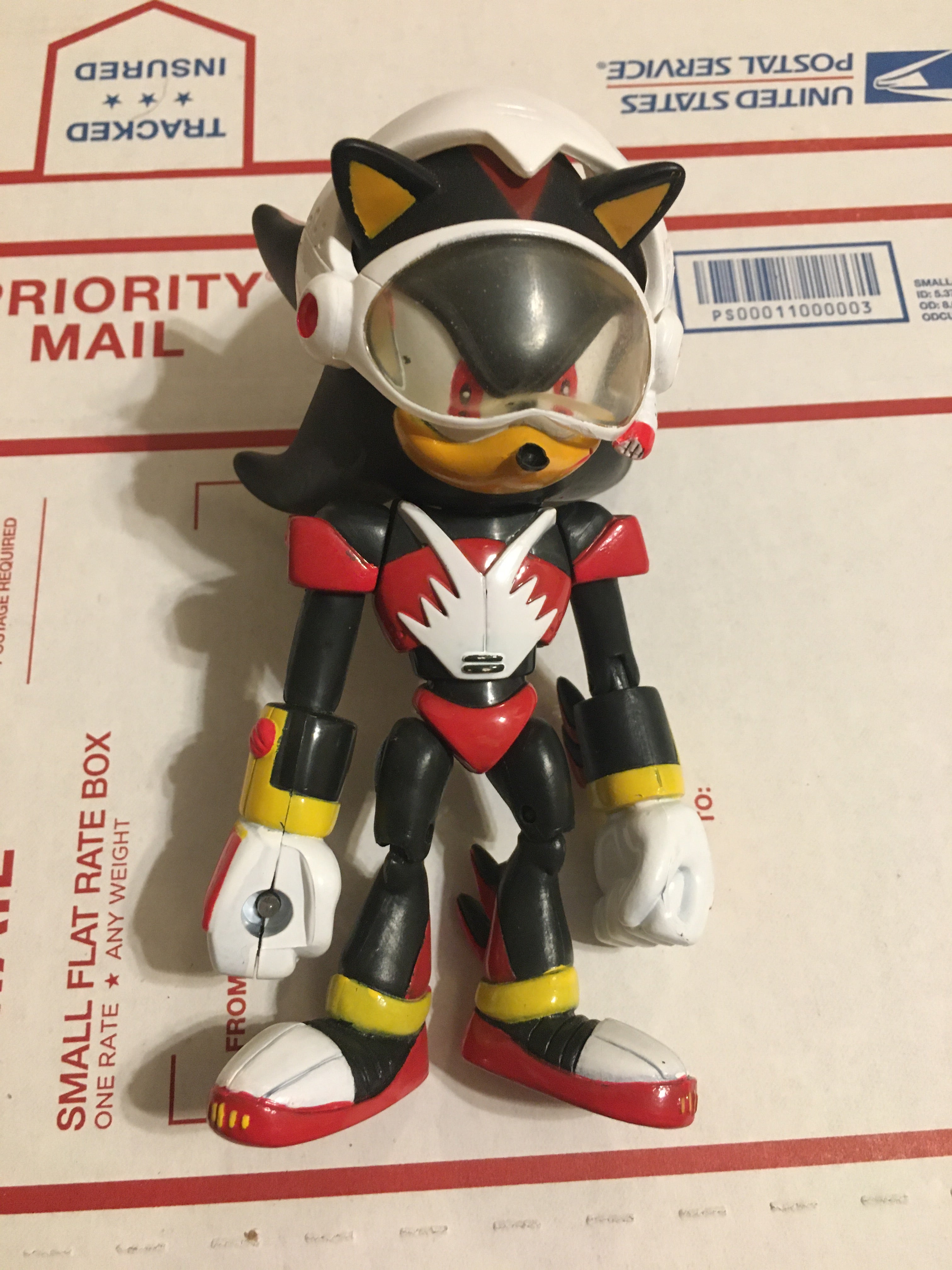 Toy Island Space Fighters Sonic X Shadow Action Figure B Condition