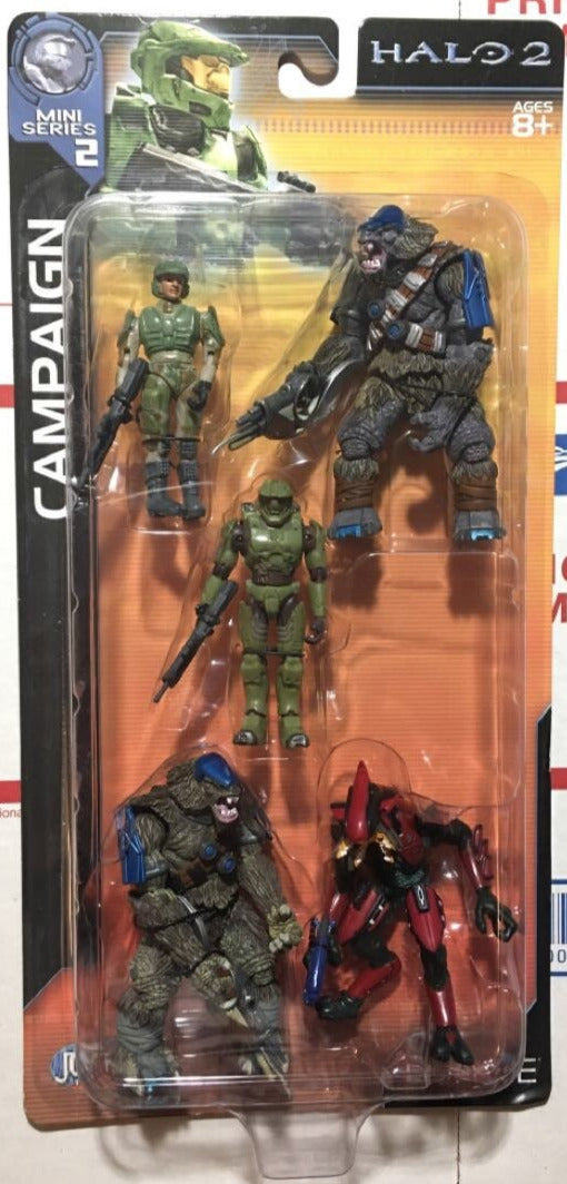 Joyride Studios Halo 2 Mini Series Limited Edition Campaign 5-Pack Cle –  Cam-Arts