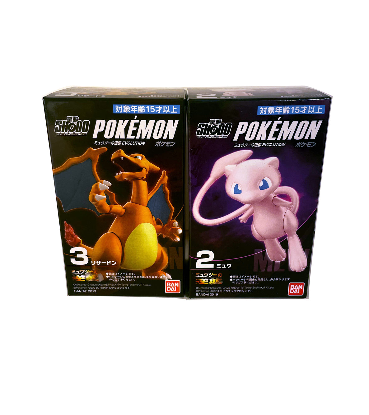 Pokemon Shodo - Kit Mew, Mewtwo e Charizard - Bandai em Promoção