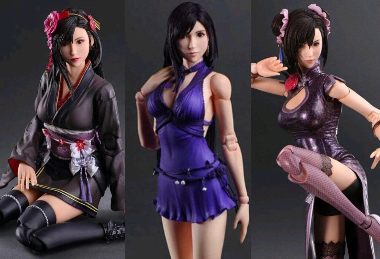 Play Arts Kai Final Fantasy VII Remake Tifa Lockhart Dress BUNDLE/LOT –  Cam-Arts