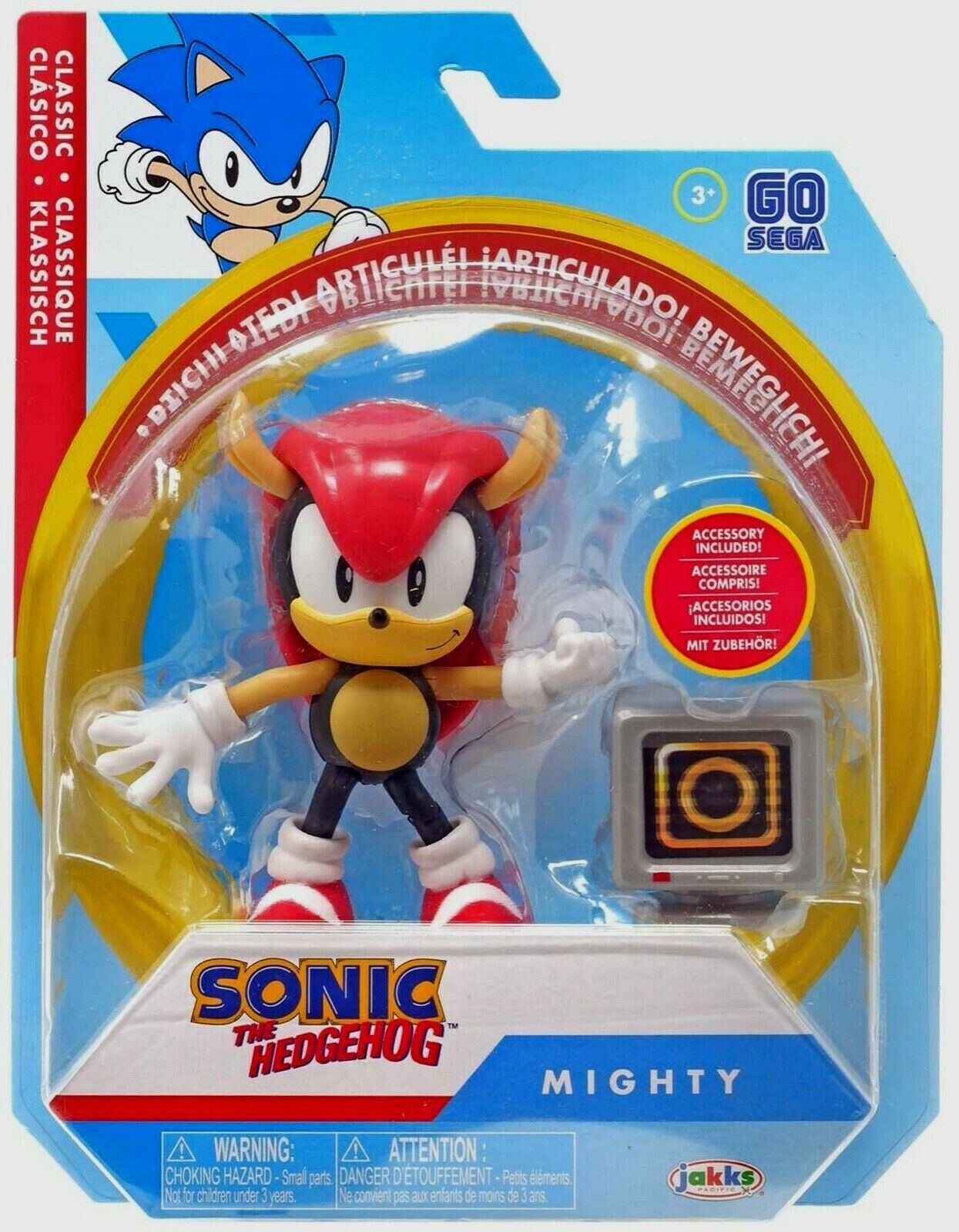 MIGHTY the Armadillo Sonic the Hedgehog 2.5 Inch Figure Jakks