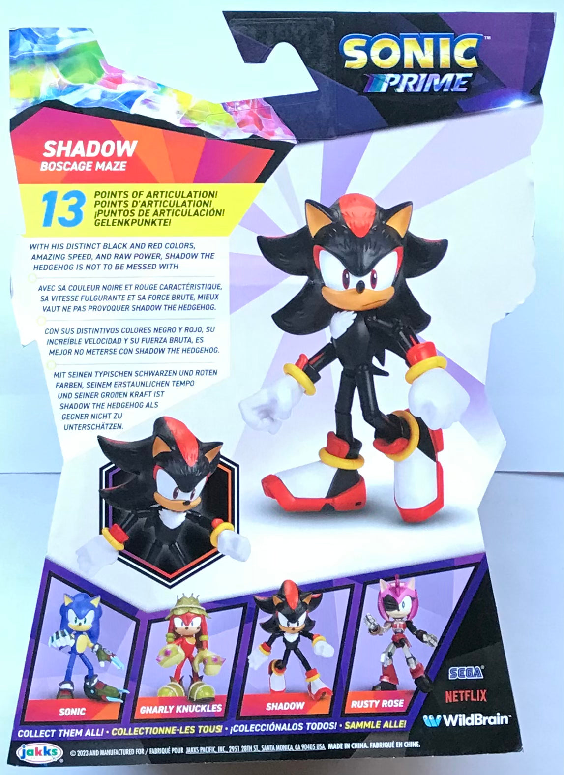 Sonic Prime Shadow 5 Action Figure