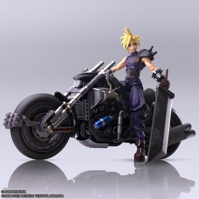 Bring Arts Final Fantasy VII Cloud Strife and Hardy Daytona Action Figure (Pre-Order)