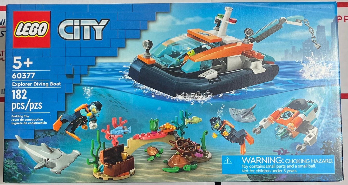 LEGO City Explorer Diving Boat Set #60377