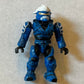 Mega Bloks Halo Katana Spartan Figure (Blue) (Used)