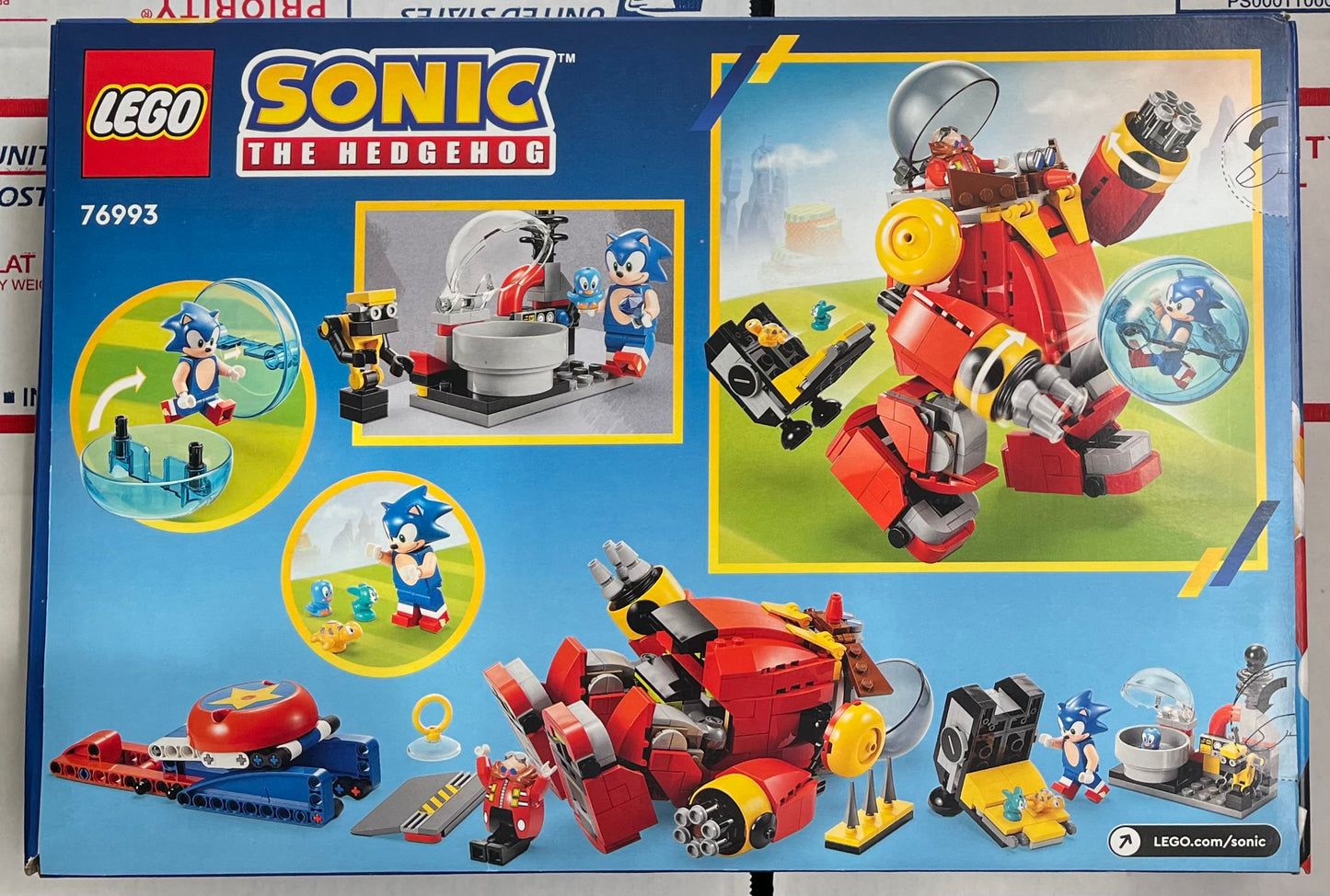 LEGO Sonic the Hedgehog Sonic Vs Dr. Eggman's Death Robot Set #76993