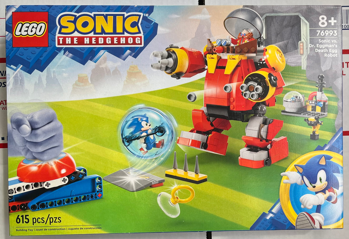 LEGO Sonic the Hedgehog Sonic Vs Dr. Eggman's Death Robot Set #76993