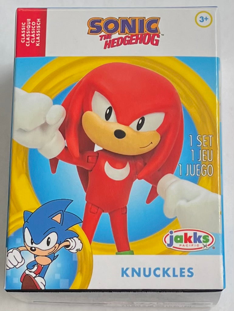 Jakks Sonic 2.5" Inch Boxed Classic Knuckles Figure