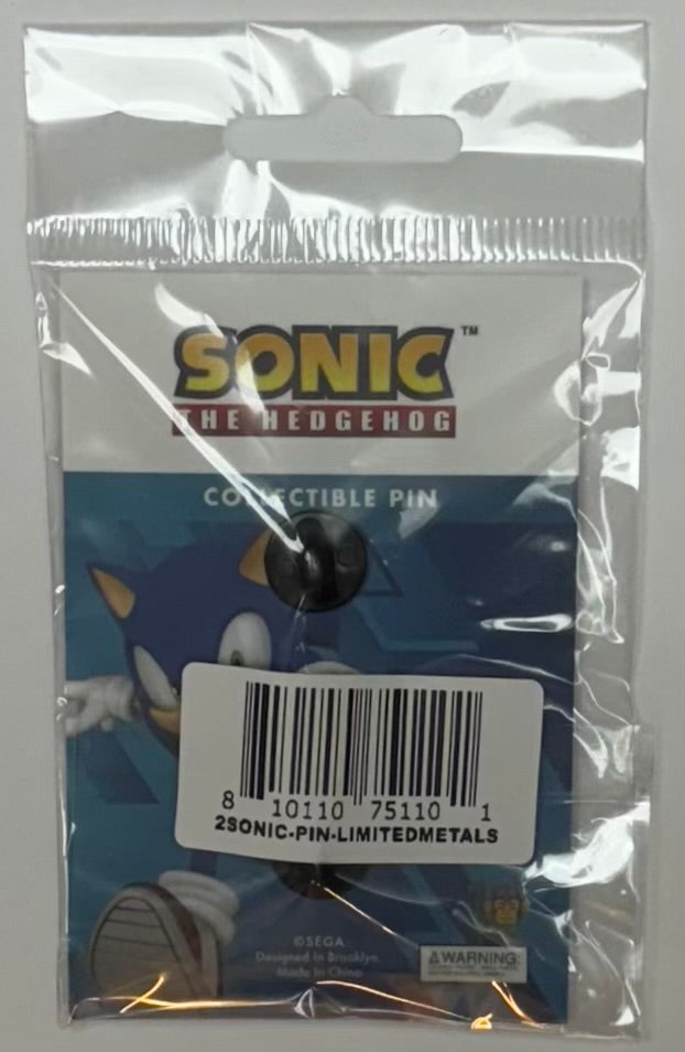 Zen Monkey Studios Sonic the Hedgehog Limited Edition Emblem Metal Sonic Enamel Pin