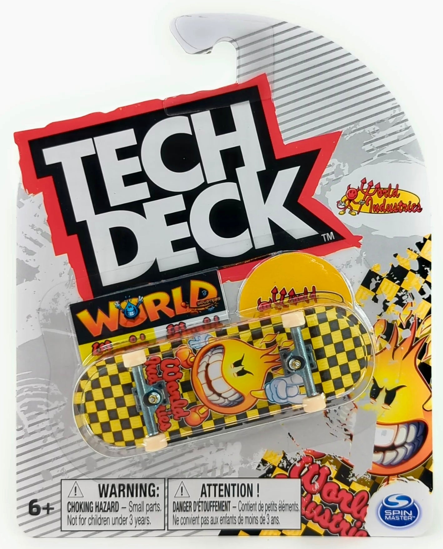 Tech Deck World Industries Checkered Flameboy Board by Spin Masters