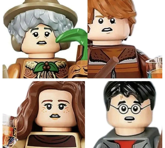 LEGO Harry Potter Series Limited Edition Harry Hermione Professor Sprout & Ron Minifigure 71028 BUNDLE/LOT