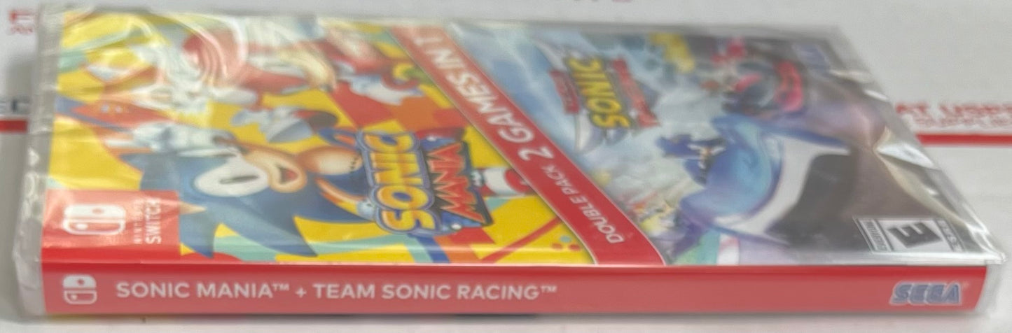 Team Sonic Racing and Mania Double Pack 2 Games in 1 Nintendo Switch SEGA Video Game