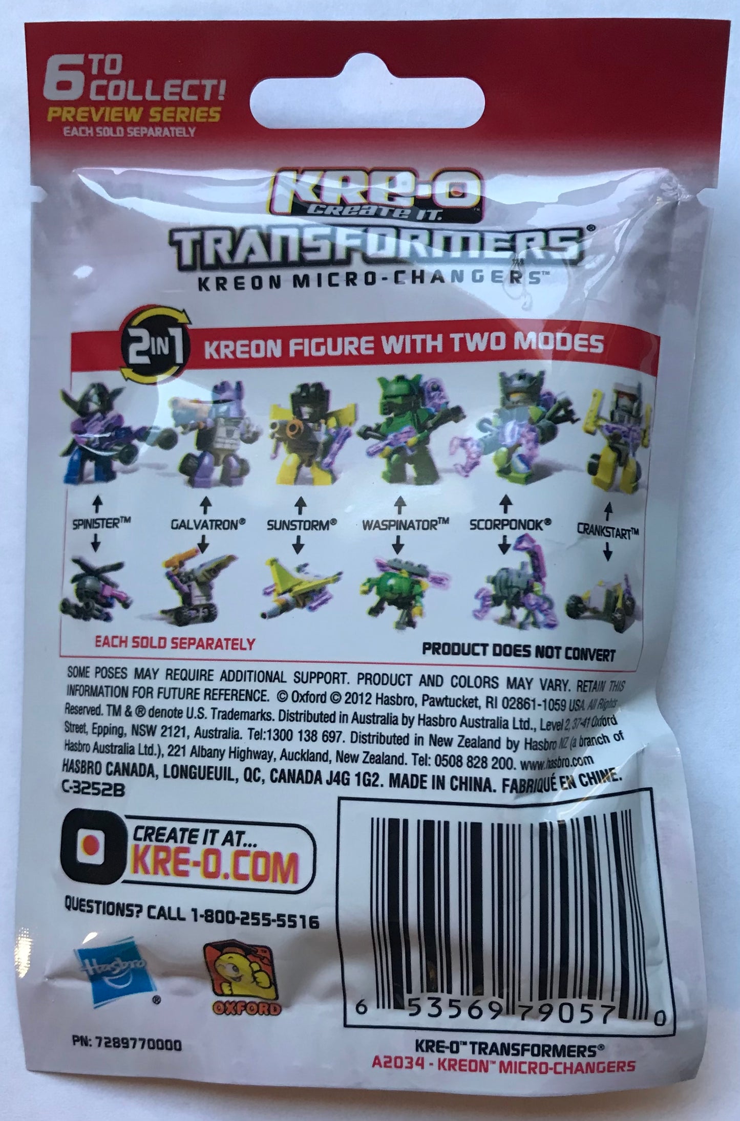 Kre-O Transformers Blind Bag Micro-Changers Preview Wave Hasbro Random Figure