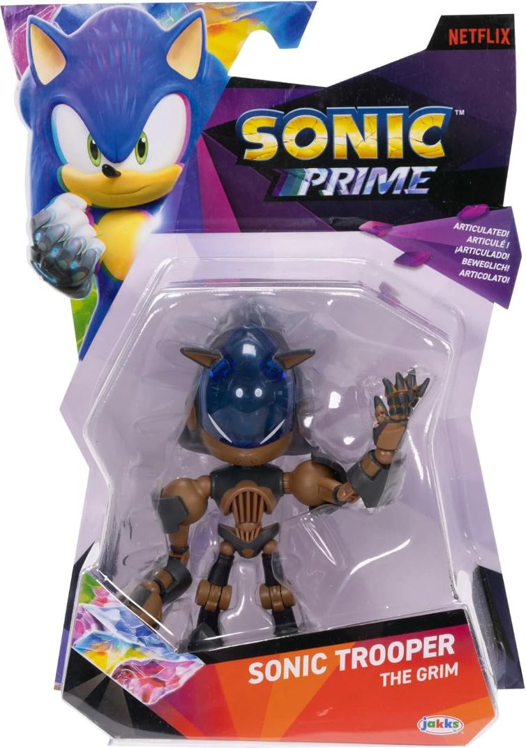 Jakks Netflix Sonic Prime Sonic Trooper The Grim 5” Inch Figure – Cam-Arts