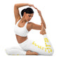 Kawieshan Warriors White and Yellow Yoga Leggings