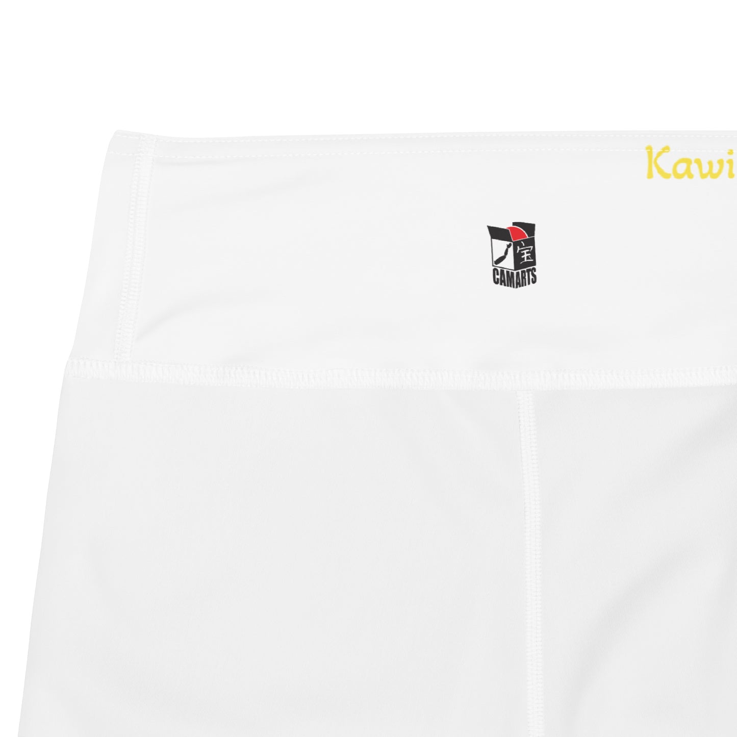 Kawieshan Warriors White and Yellow Yoga Leggings