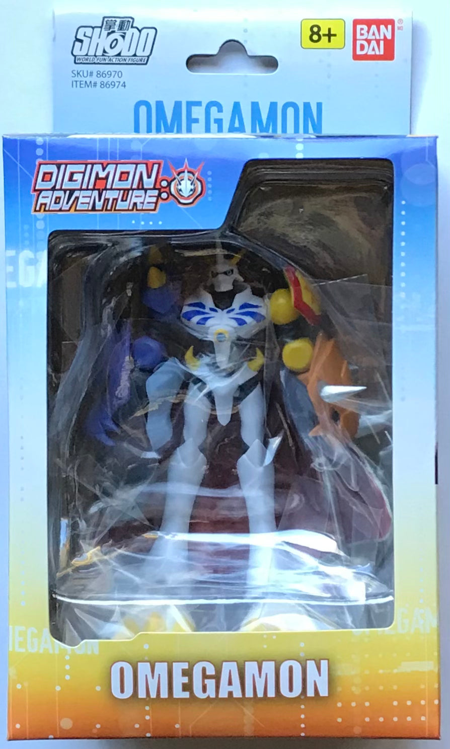 Shodo Digimon Adventure Omegamon Bandai Shokugan Action Figure