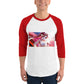 Dank Spades / Kawieshan Warriors Amalia Vogel 3/4 Sleeve Raglan Shirt