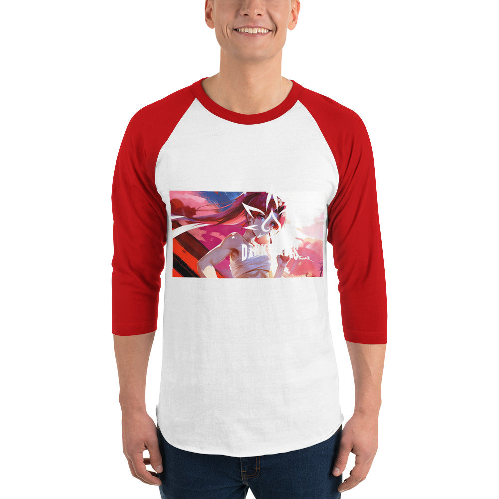 Dank Spades / Kawieshan Warriors Amalia Vogel 3/4 Sleeve Raglan Shirt