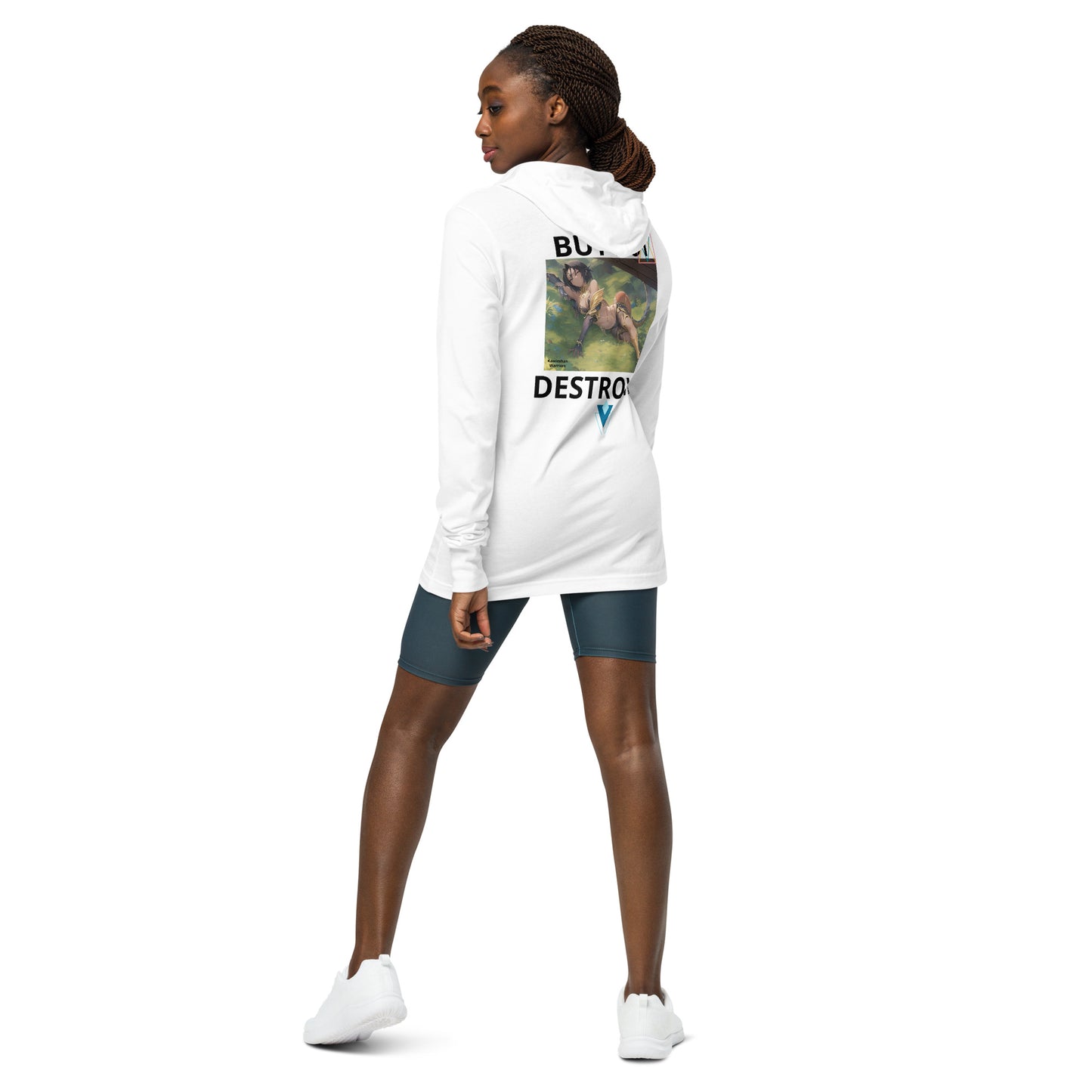 Kawieshan Warriors 'Damaged But Not Destroyed' Hooded Long-sleeve Tee