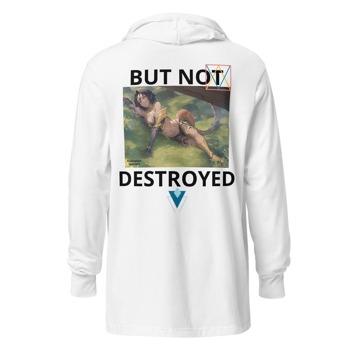 Kawieshan Warriors 'Damaged But Not Destroyed' Hooded Long-sleeve Tee