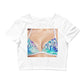 Dank Spades / Kawieshan Warriors Aqua Legion Women’s Crop Tee Bikini Print