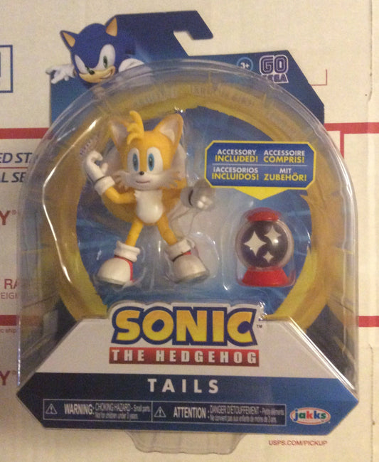 Jakks Sonic The Hedgehog 4" Articulated Figure With Accessory Wave 1 Tails