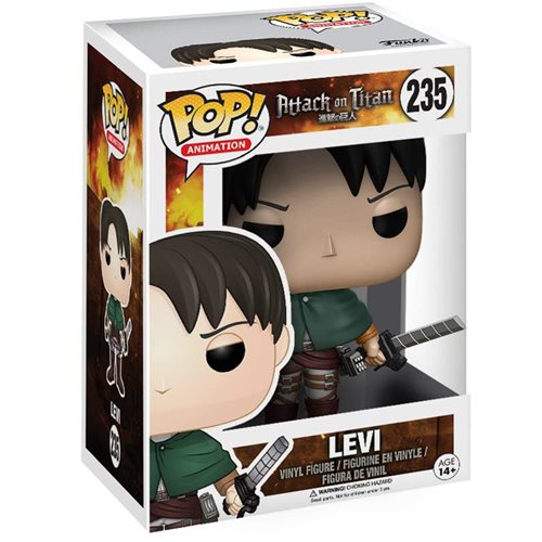 Pop! Attack on Titan Levi Ackerman Funko Vinyl Figure #235 (Pre-Order)