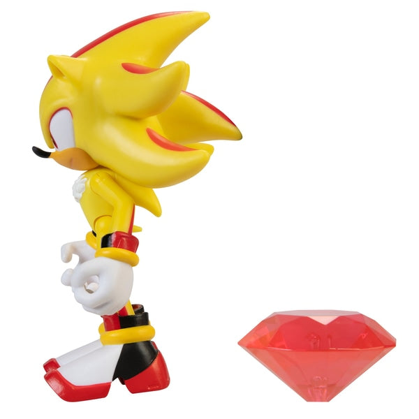 Sonic the Hedgehog Super Pack Shadow Silver 3” Action Figure Set Chaos  Emeralds