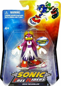 Jazwares Sonic 3" Inch Wave The Swallow Free Riders Action Figure